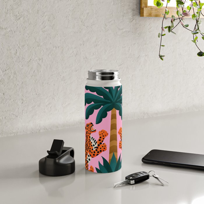 Jaguars and Palm Water Bottle Gallery Image 4