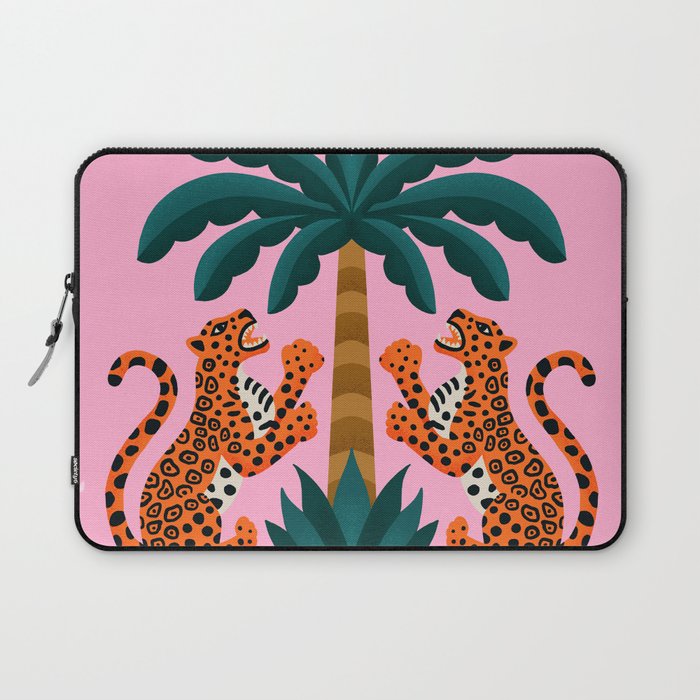 Jaguars and Palm Laptop Sleeve Gallery Image 1