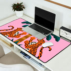 Jaguars and Palm Desk Mat Gallery Image 2