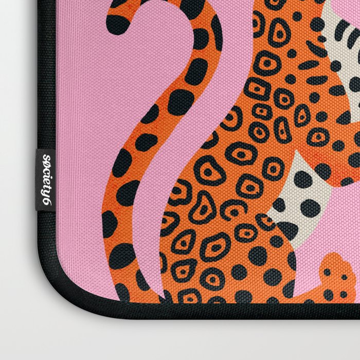 Jaguars and Palm Laptop Sleeve Gallery Image 3