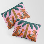 Jaguars and Palm Pillow Sham Gallery Image 3