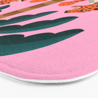 Jaguars and Palm Bath Mat Gallery Image 3