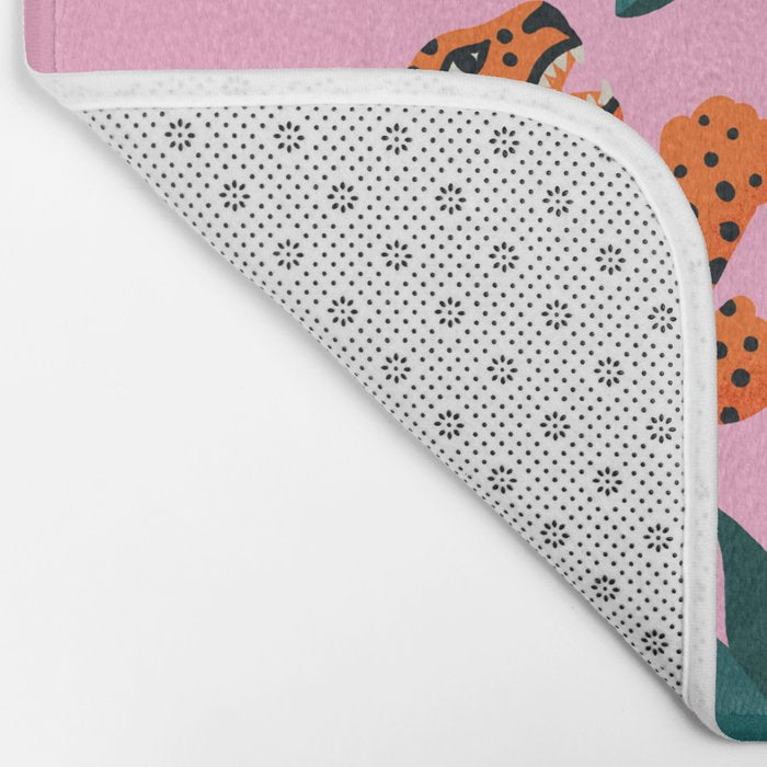 Jaguars and Palm Bath Mat Gallery Image 2