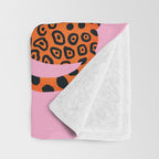 Jaguars and Palm Throw Blanket Gallery Image 3