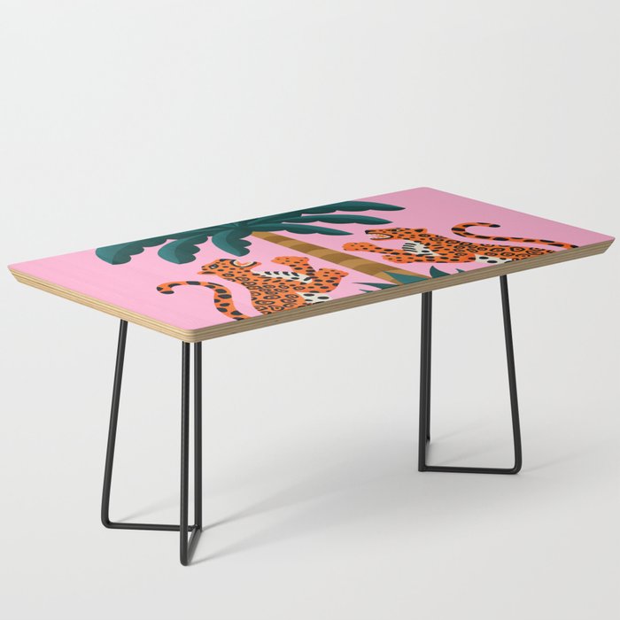 Jaguars and Palm Coffee Table Gallery Image 1
