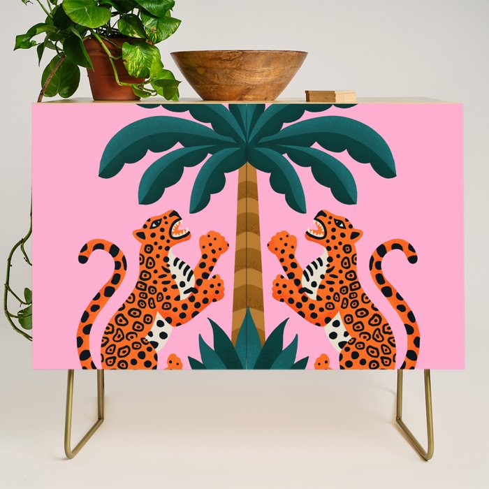 Jaguars and Palm Credenza Gallery Image 1