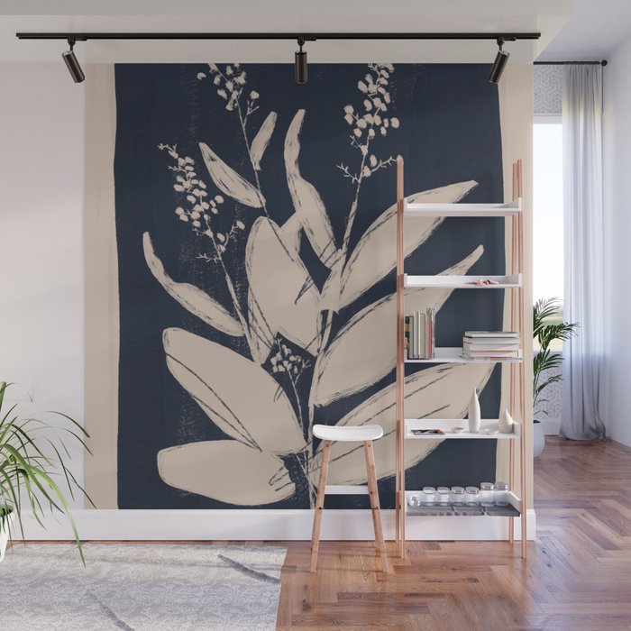 minimal plant 20 Wall Mural Gallery Image 1