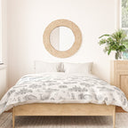 Brooklyn Toile - Black and White Duvet Cover Gallery Image 3