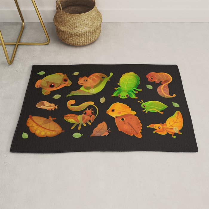 Leaf mimics Rug Gallery Image 1