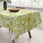born to wander // retro surf art by surfy birdy Tablecloth Gallery Image 3