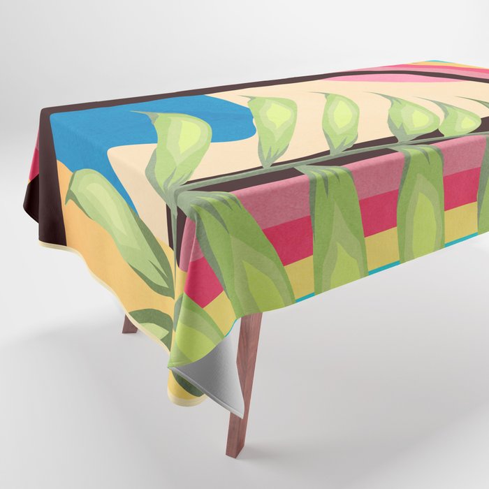 Tropical Geometry 38 Tablecloth Gallery Image 1