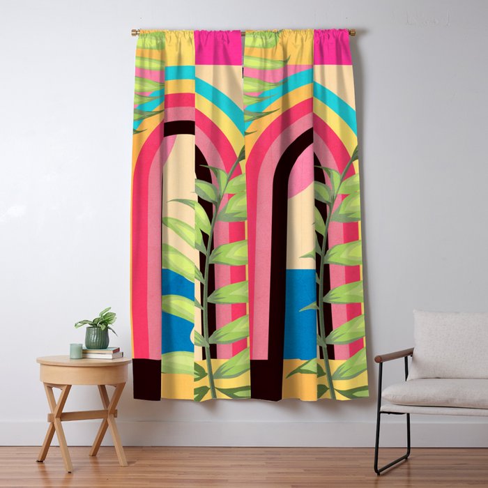 Tropical Geometry 38 Window Curtain Gallery Image 5