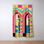 Tropical Geometry 38 Window Curtain Gallery Image 3