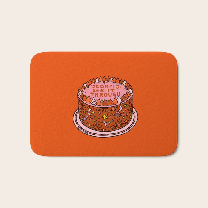 Scorpio Cake Bath Mat Gallery Image 1