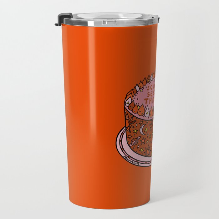 Scorpio Cake Travel Mug Gallery Image 3