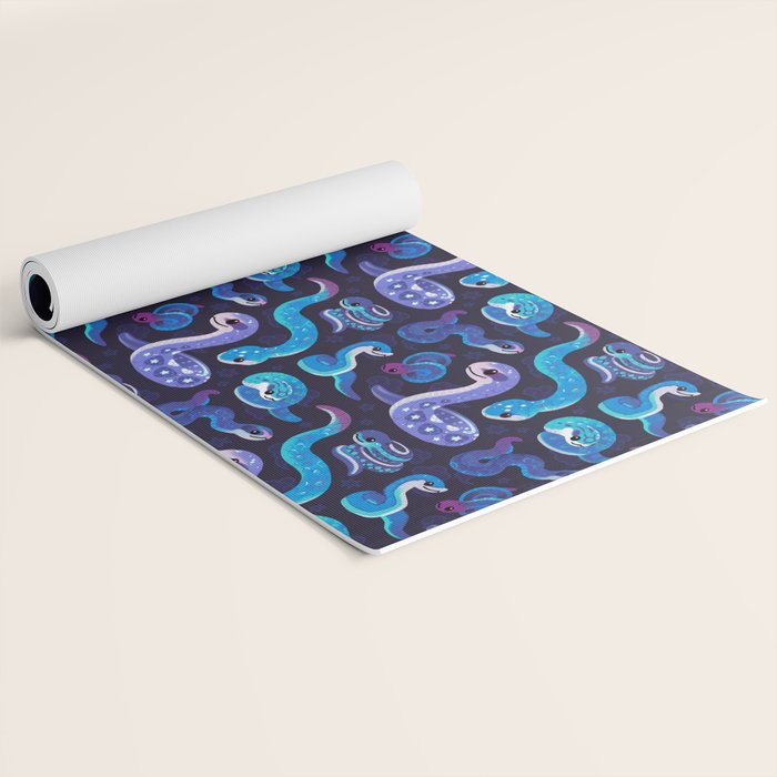 The Year of the Blue Snake Yoga Mat Gallery Image 2