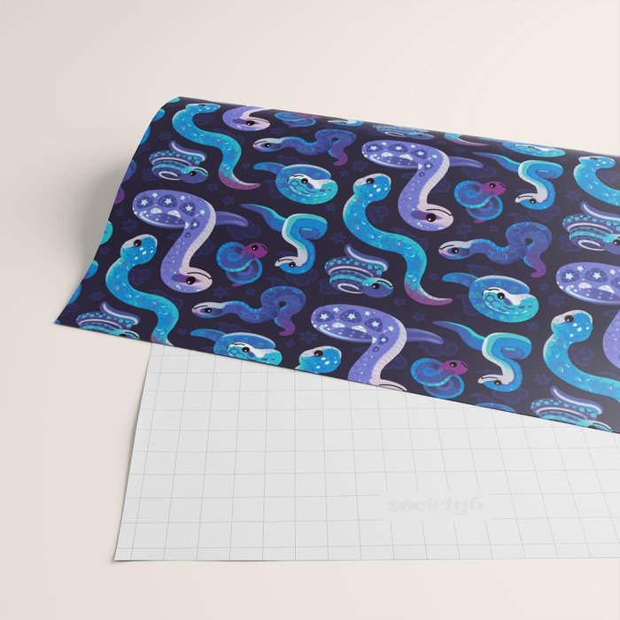 The Year of the Blue Snake Wrapping Paper Gallery Image 2