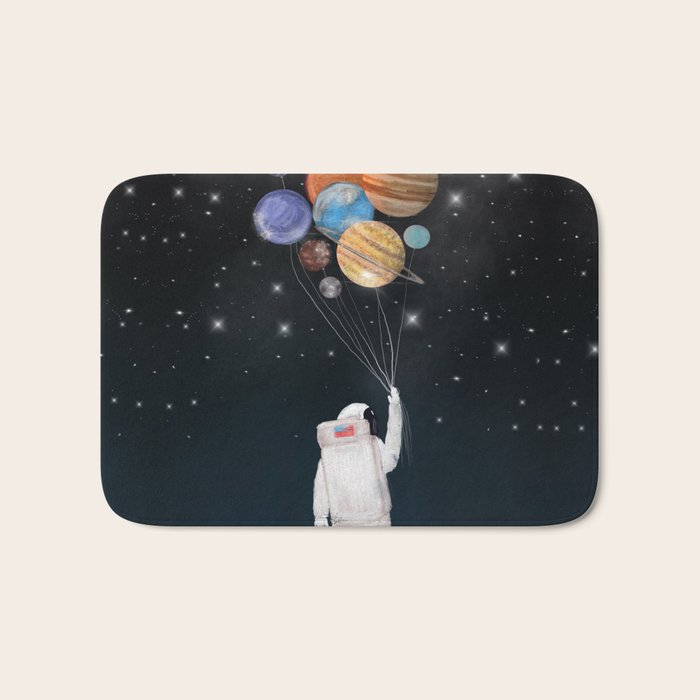 balloon universe Bath Mat Gallery Image 1