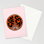 Cancer Peace Sign Stationery Card Gallery Image 2