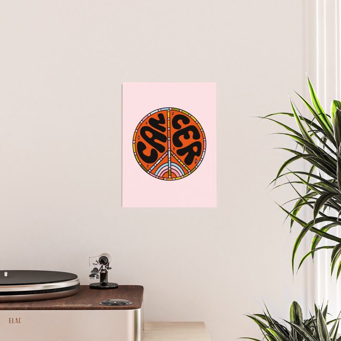 Cancer Peace Sign Poster Gallery Image 2