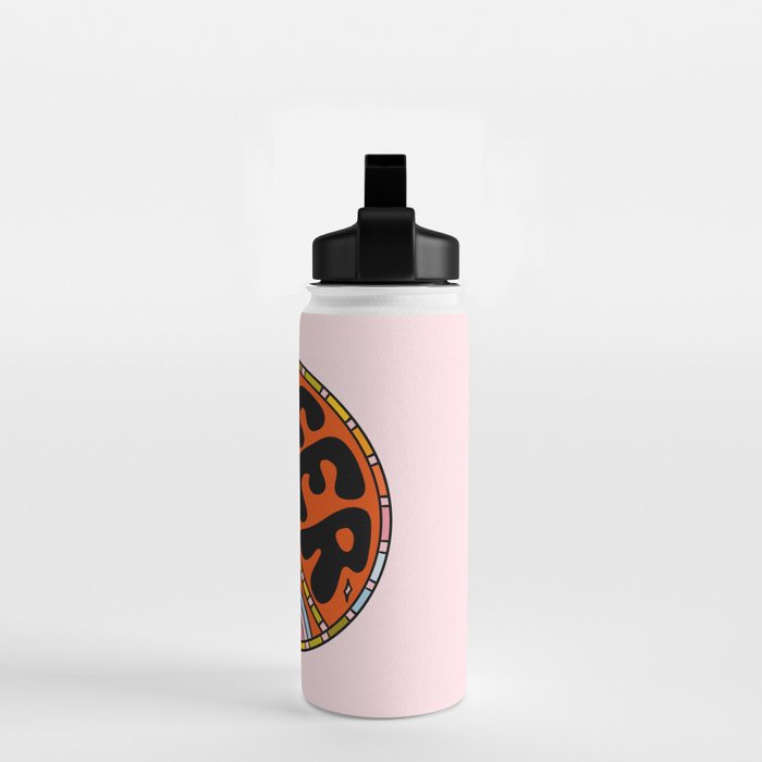 Cancer Peace Sign Water Bottle Gallery Image 2