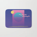 Memphis Pattern 36 / 80s - 90s Retro Bath Mat Gallery Image 1