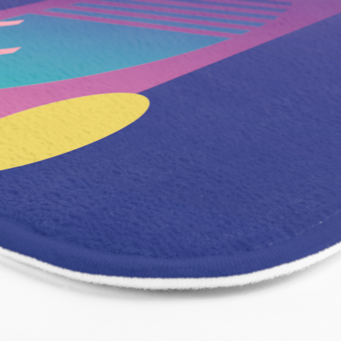 Memphis Pattern 36 / 80s - 90s Retro Bath Mat Gallery Image 3