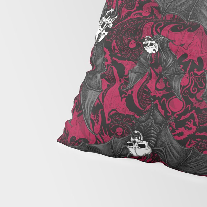 Skelebats - Blood Bath Pillow Sham Gallery Image 4
