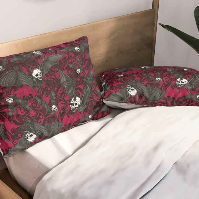 Skelebats - Blood Bath Pillow Sham Gallery Image 2