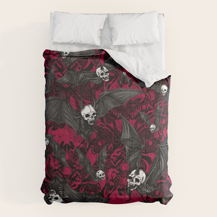 Skelebats - Blood Bath Comforter Gallery Image 6