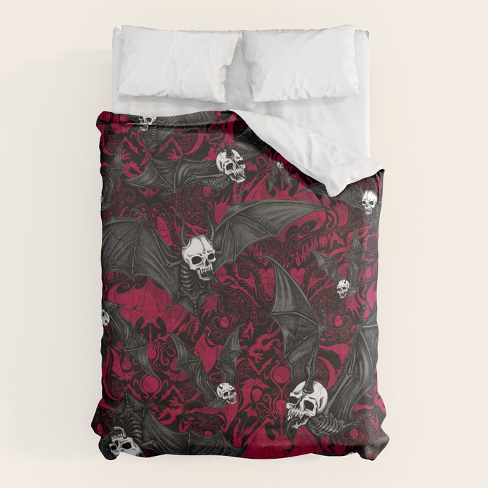 Skelebats - Blood Bath Duvet Cover Gallery Image 1