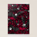 Skelebats - Blood Bath Stationery Card Gallery Image 2