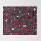 Skelebats - Blood Bath Throw Blanket Gallery Image 2