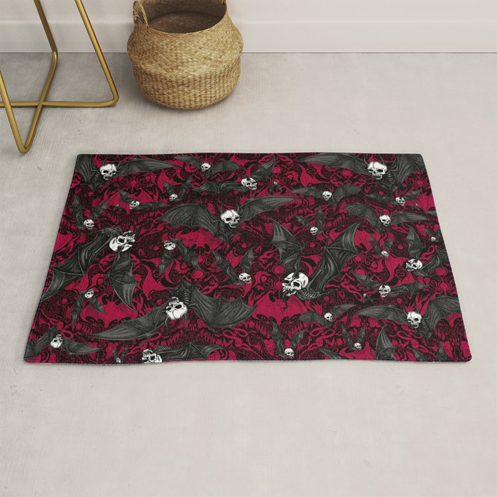 Skelebats - Blood Bath Rug Gallery Image 1