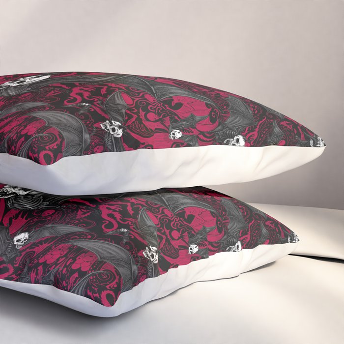 Skelebats - Blood Bath Pillow Sham Gallery Image 3