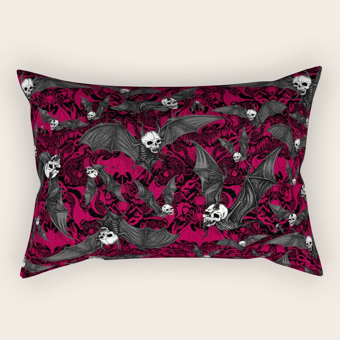 Skelebats - Blood Bath Rectangular Pillow Gallery Image 2