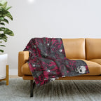 Skelebats - Blood Bath Throw Blanket Gallery Image 1