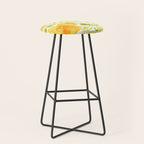 Watercolor California poppies (Quad set, #1) Stool Gallery Image 1