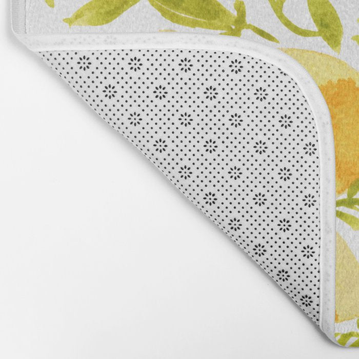 Watercolor California poppies (Quad set, #1) Bath Mat Gallery Image 2
