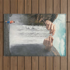Knitted Waterfall - Crochet Outdoor Rug Gallery Image 1