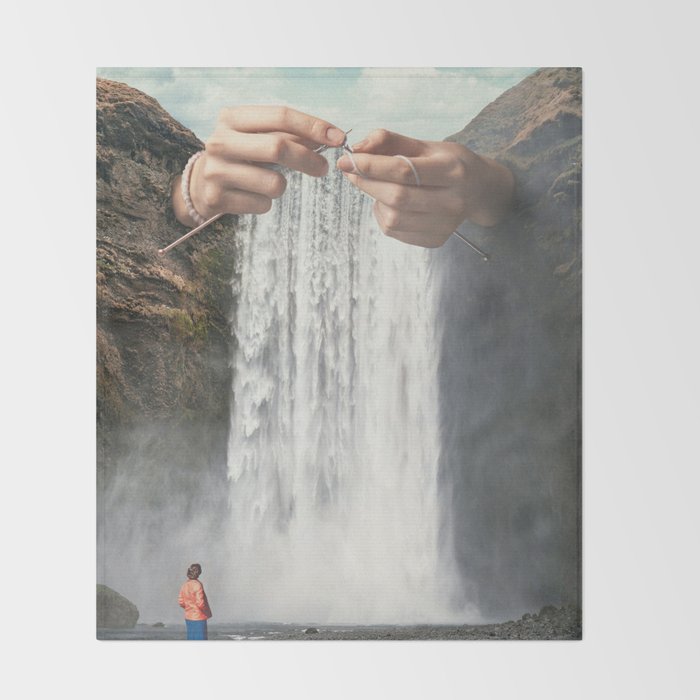 Knitted Waterfall - Crochet Throw Blanket Gallery Image 2