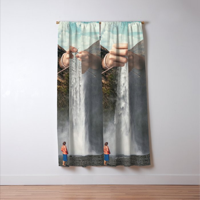 Knitted Waterfall - Crochet Window Curtain Gallery Image 3