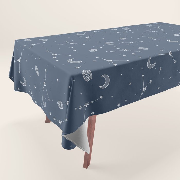 Cancer Constellation Tablecloth Gallery Image 1
