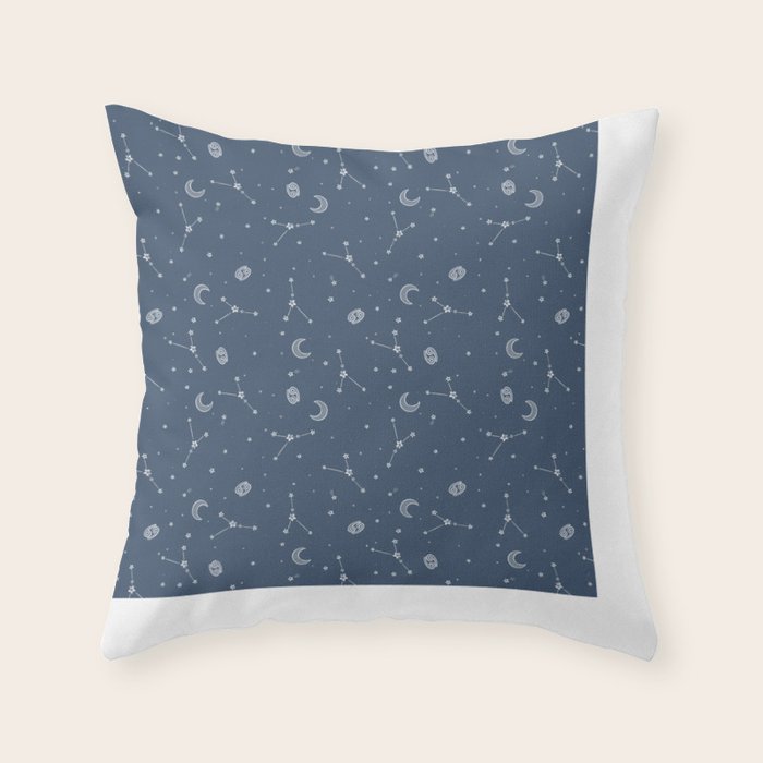 Cancer Constellation Throw Pillow Gallery Image 1