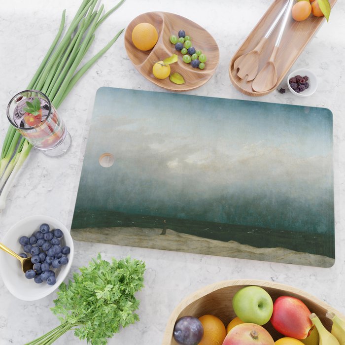 The Monk by the Sea by Caspar David Friedrich 1808 Cutting Board Gallery Image 2