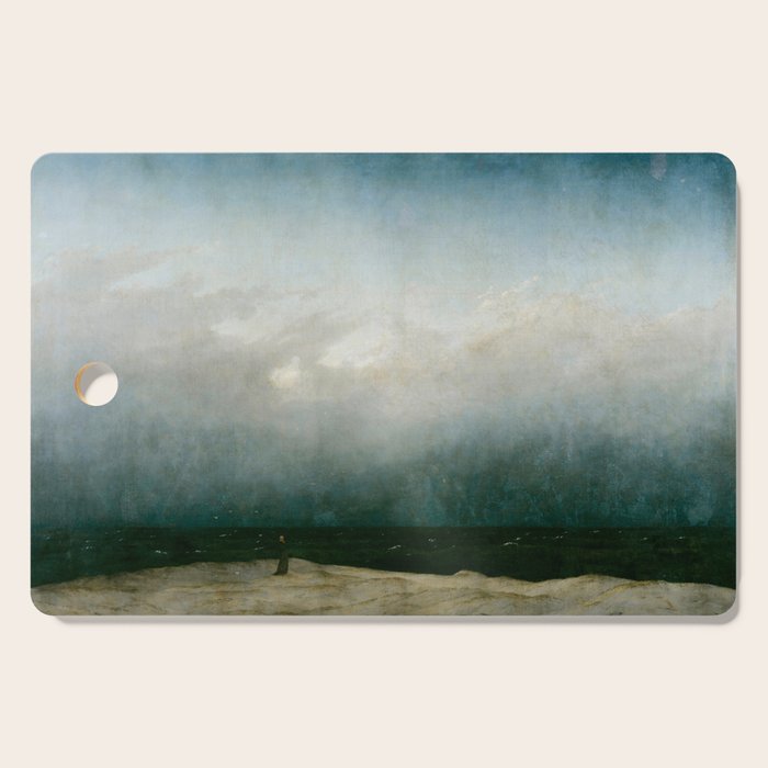 The Monk by the Sea by Caspar David Friedrich 1808 Cutting Board Gallery Image 1
