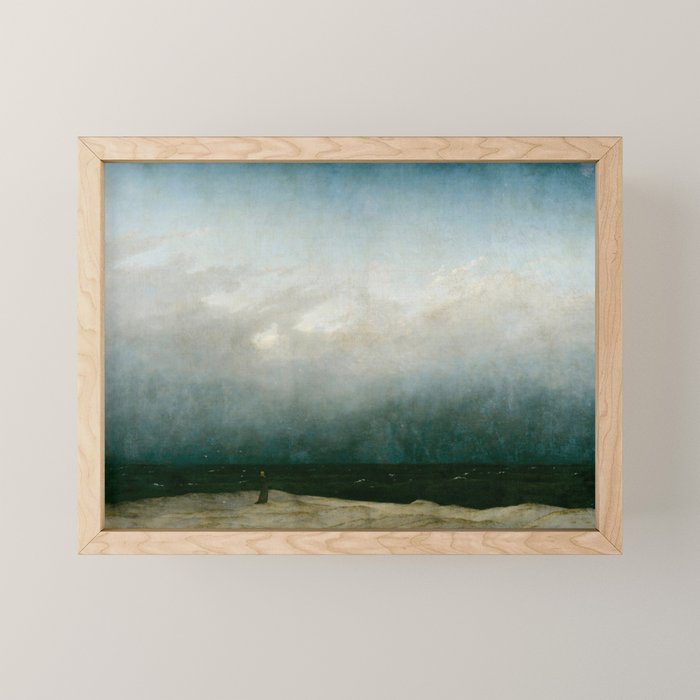 The Monk by the Sea by Caspar David Friedrich 1808 Mini Art Print Gallery Image 1