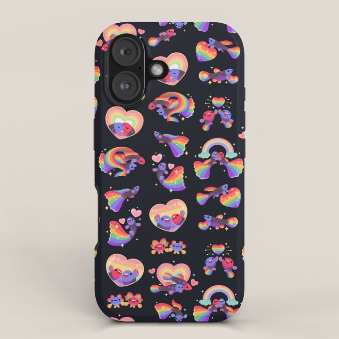 Rainbow guppy 3 iPhone Case Gallery Image 1