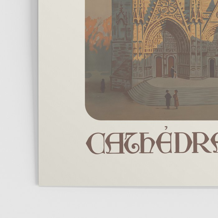 Bourges France Vintage Travel Poster, 1920s Poster Gallery Image 3