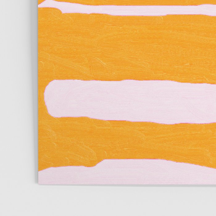 Abstract in Yellow and Cream Poster Gallery Image 3